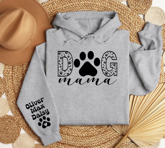 Personalisierter Dog Mama Hoodie - Geschenk für Hundemamas