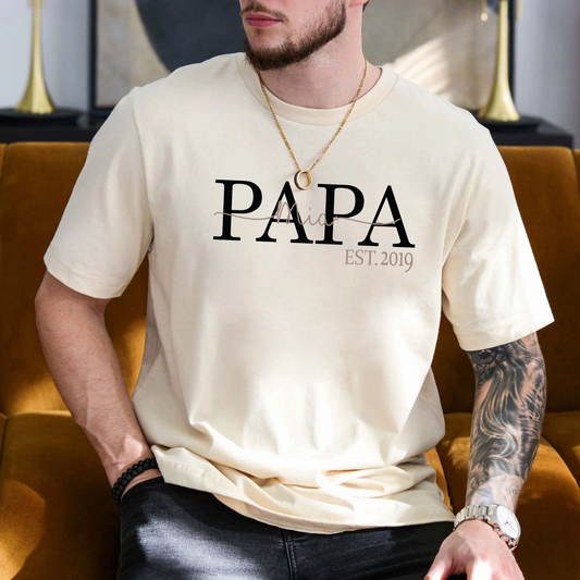 Papa-Shirt - Personalisiertes Geschenk für Väter