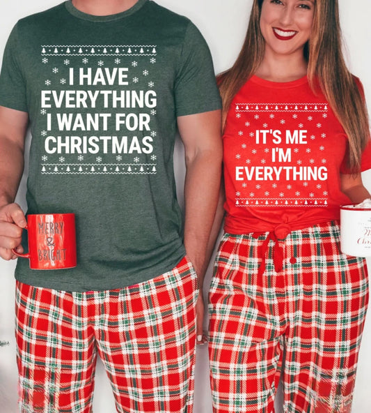 Lustige Weihnachtsshirts im Partnerlook - Weihnachtsfeier-Shirts für Paare