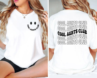 Cool Aunts Club Shirt - Geschenk für Tante