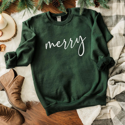 Merry Christmas Sweatshirt – Festliches Geschenk für Sie