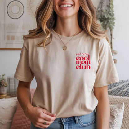 Minimalist Cool Mom Club Shirt, Trendy Mom Tee