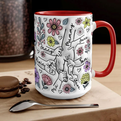 Personalisierte Mama-Tasse mit Kindernamen – Muttertagsgeschenk für Mama