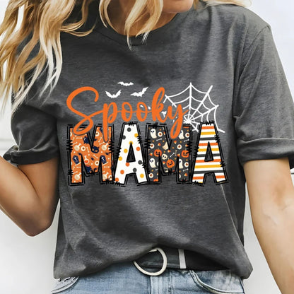 Gruseliges Mama Shirt - Retro Halloween Shirt für Mama