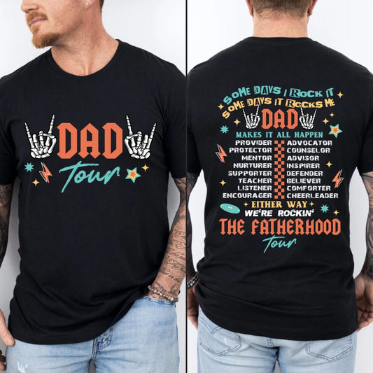 Vaterschafts Tour Shirt, Geschenk für Papa