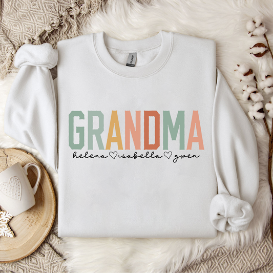 Personalisierte Retro Oma Bluse, Geschenk für Großmutter