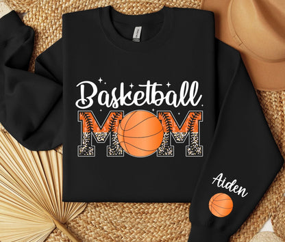 Personalisiertes Basketball-Mama-Sweatshirt, Geschenk für Sportmütter