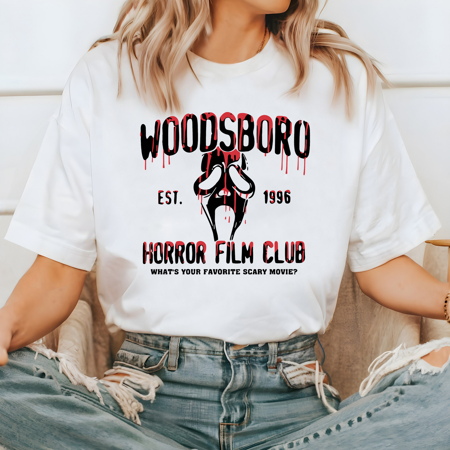 Retro Horror Film Club Geschenk Halloween