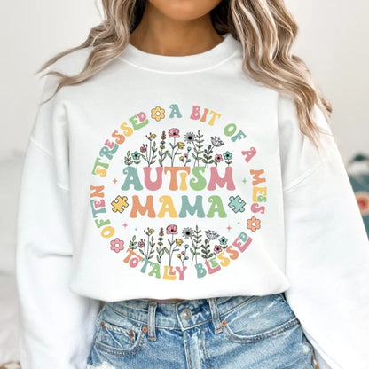 Autismus Mama Shirt, Autismus Mutter Geschenk
