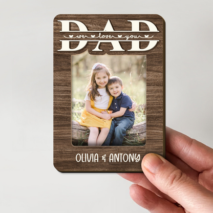 Drive Safe Daddy - Personalized Father's Day Car Visor Clip