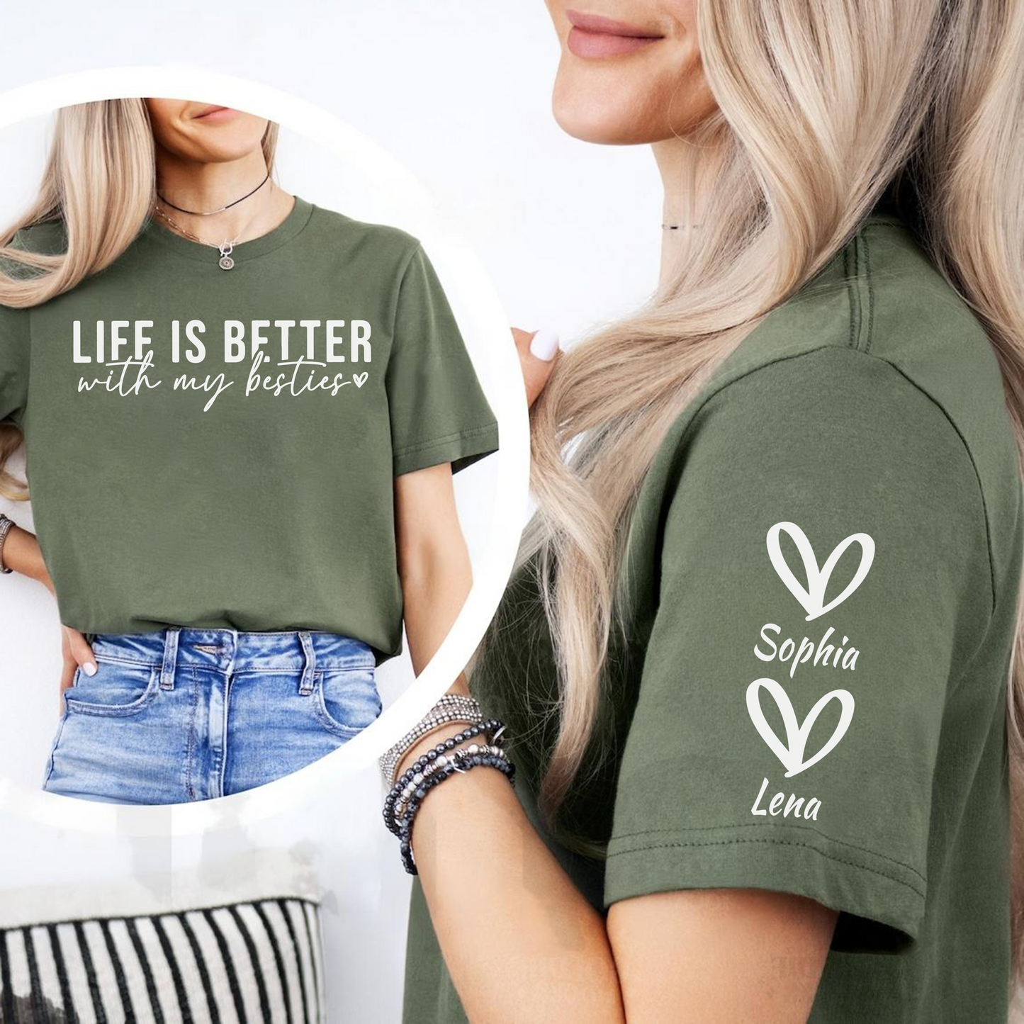 Life is Better with My Besties – Personalized Friendship Gift