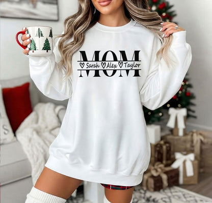 Personalisiertes Mama Sweatshirt mit Kindernamen – Mutter Geschenk für Sie