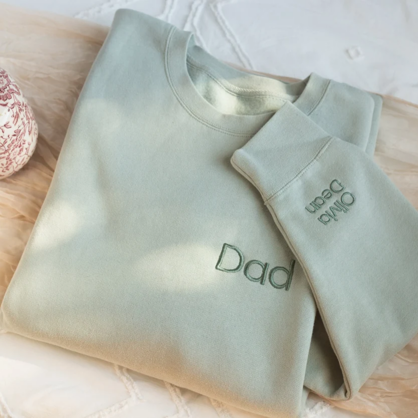 Embroidered Heritage - Customizable Family Titles for Father's Day