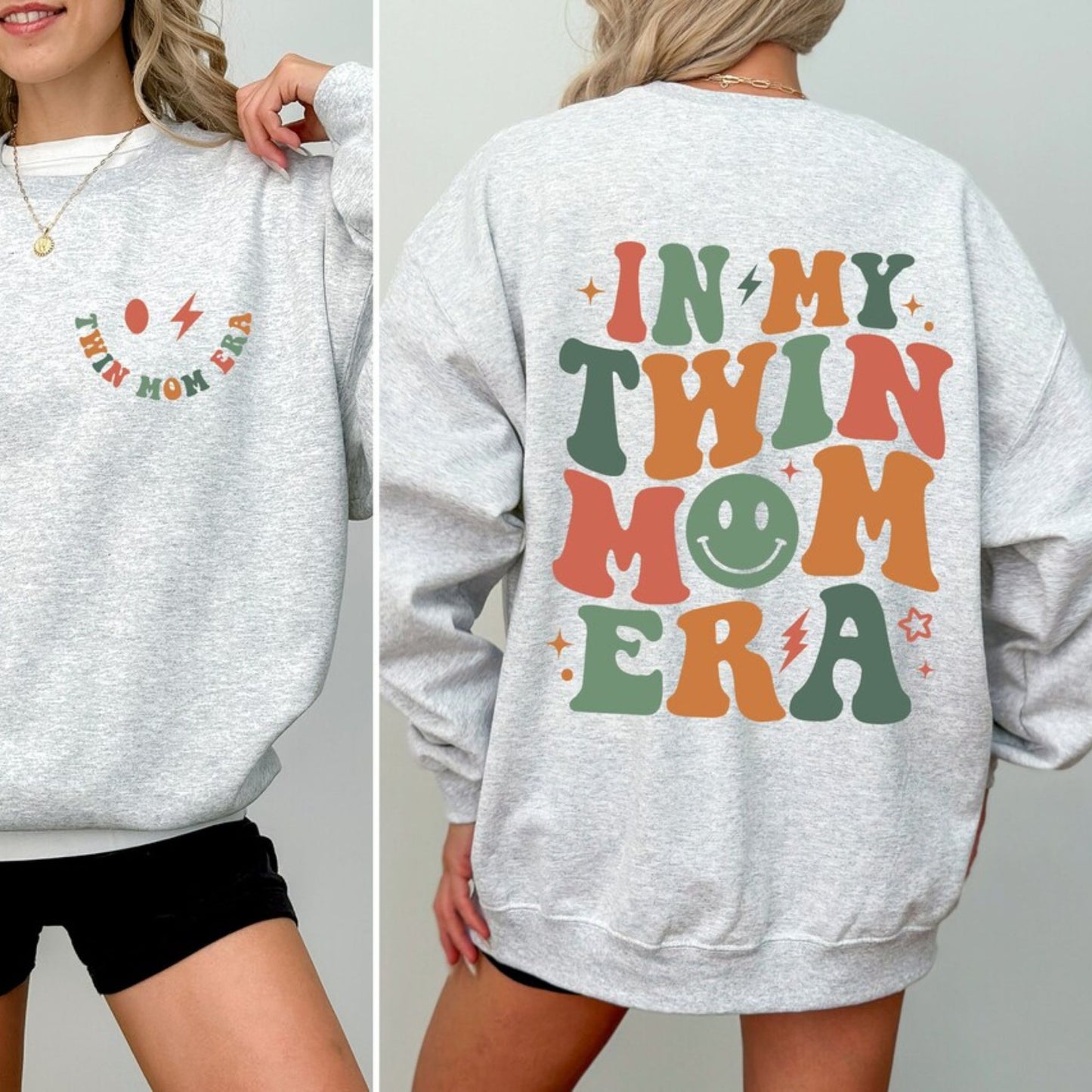 In My Twin Mom Era Sweatshirt and Shirts, Twin Mom Gift