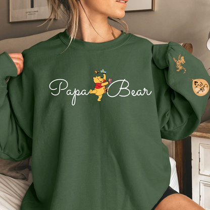 "Papa-Bär" Personalisiertes -Shirt - Ein Geschenk für Väter