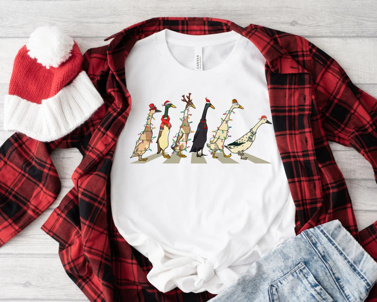 Christmas Ducks Sweatshirt - Lustiges Weihnachtsgeschenk