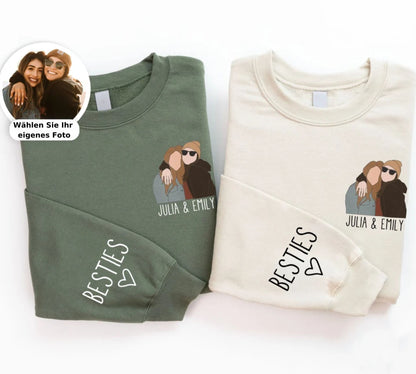 Personalisiertes Bestie Sweatshirt – Geschenk für die beste Freundin