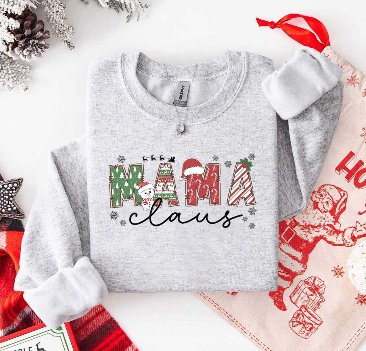 Mama Claus Sweatshirt – Festliches Weihnachtsgeschenk für Mama
