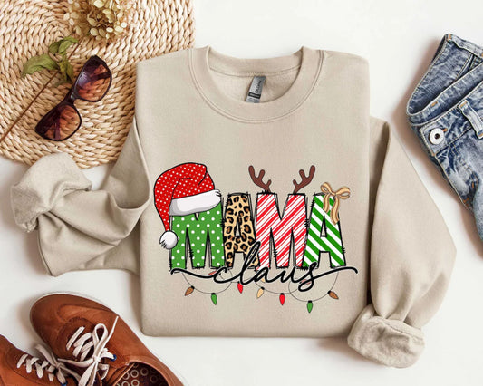 Mama Claus Sweatshirt - Weihnachtsgeschenk für Mama