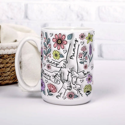 Personalisierte Mama-Tasse mit Kindernamen – Muttertagsgeschenk für Mama