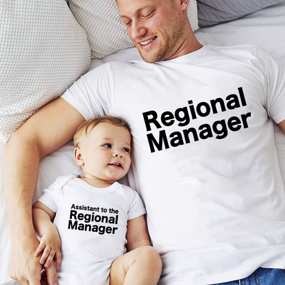 Assistent des Regionalleiters - Matching-Set für Vater und Baby als Geschenk