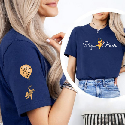 "Papa-Bär" Personalisiertes -Shirt - Ein Geschenk für Väter