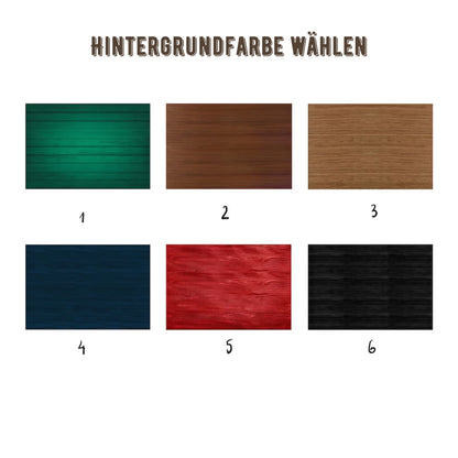 Personalisierte Holztafel für Papa, individuelles Holzschild mit dem Namen des Kindes - Geschenk für ihn