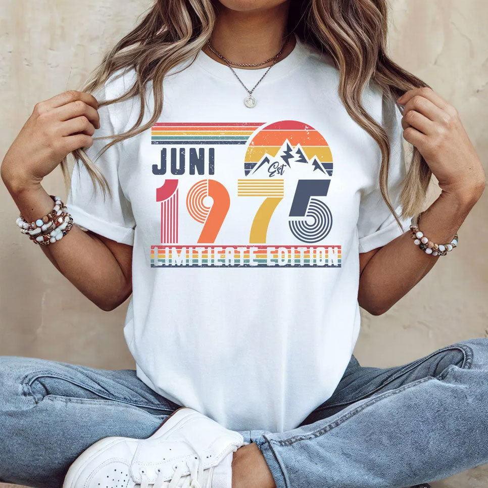 Geburtstag Retro Shirt - Vintage Sweatshirt Geschenk