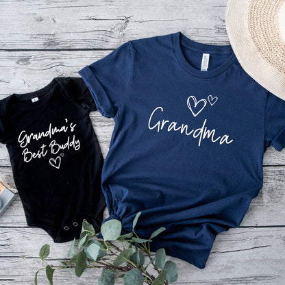 Passendes Shirt Set für Oma und Enkelkind