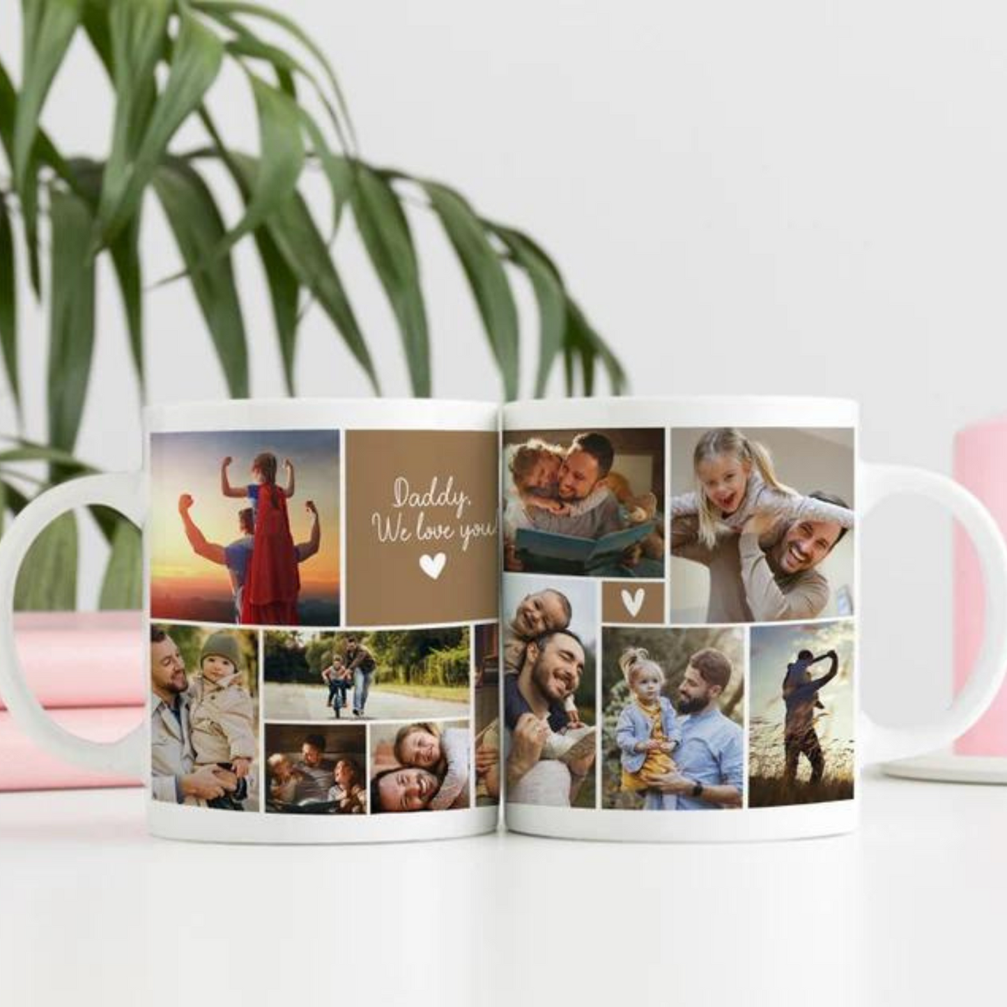 Personalisierter Foto-Becher für Papa - Vatertagsgeschenk