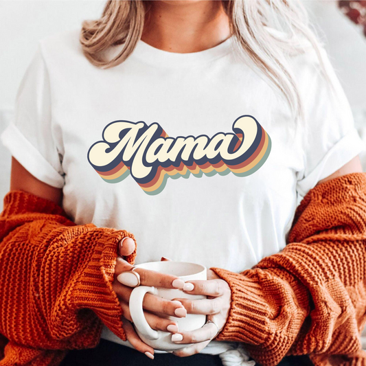 Mama-Glück T-Shirt - Geschenk für die Beste Mutter