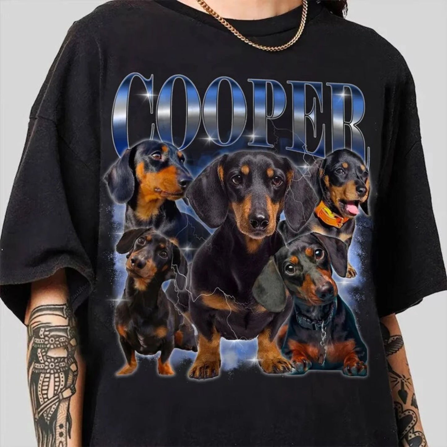 Personalisiertes Dog Bootleg Shirt - Individuelles Dog Bootleg Hemd