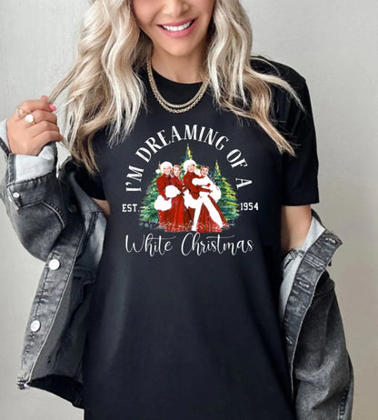 Ich träume von einem weißen Weihnachten Sweatshirt - Weihnachtsfilm Sweatshirt