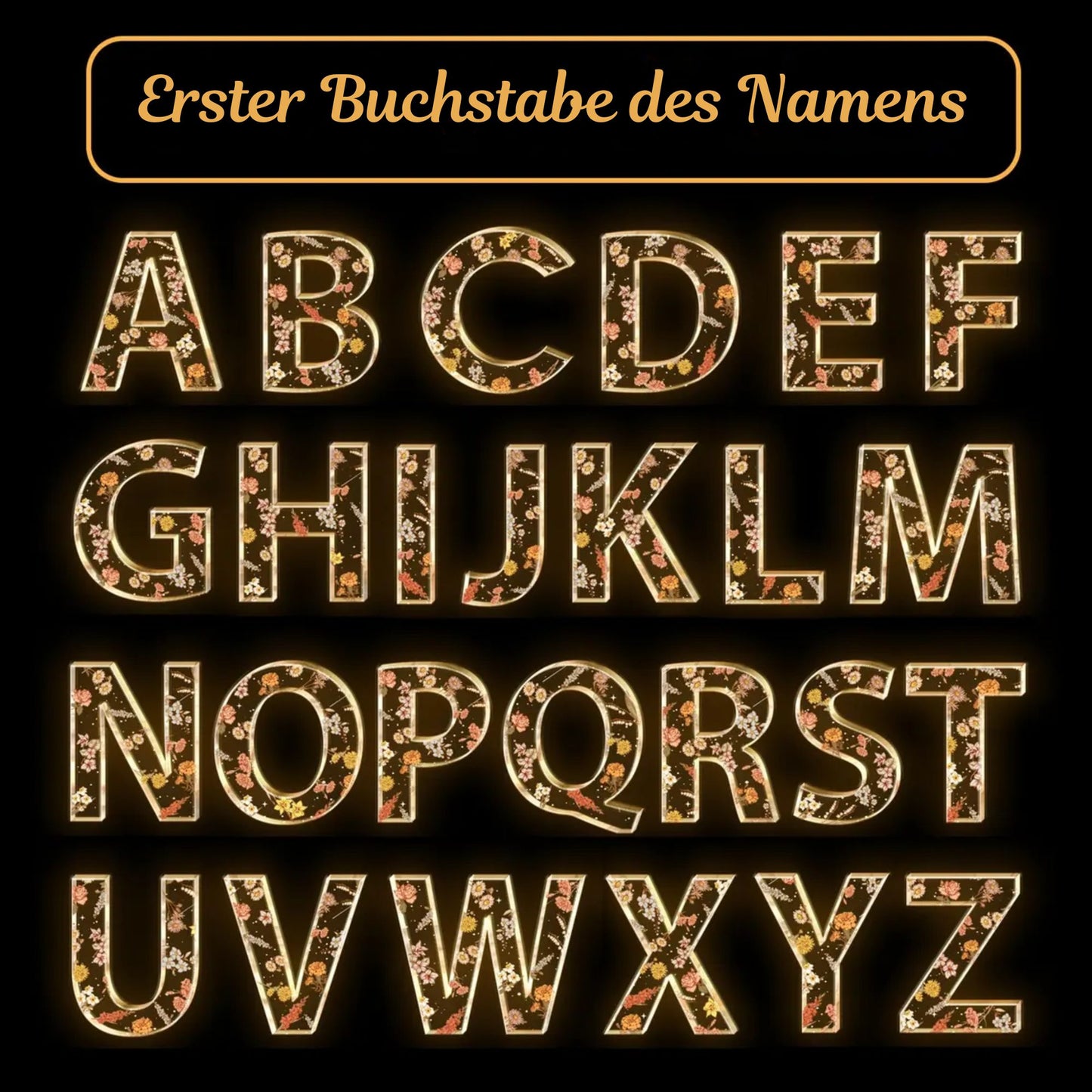 Personalisierte LED-Nachtlampe für Paare mit Namen, Individuelles Geschenk mit Buchstaben für Paare