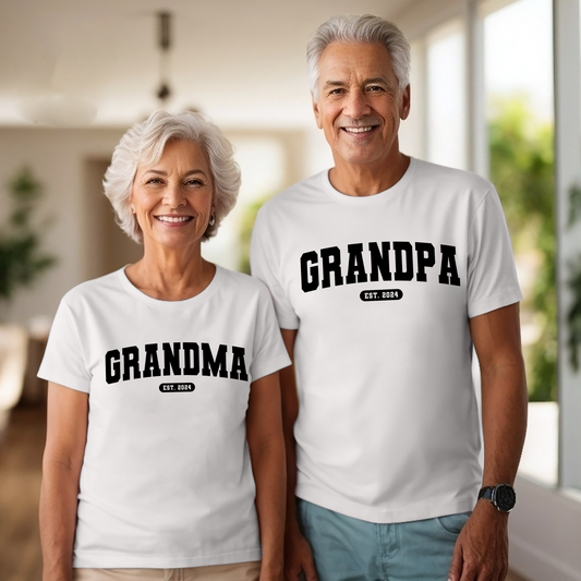 Personalisiertes Großeltern-Shirt – Perfektes Geschenk mit Jahreszahl