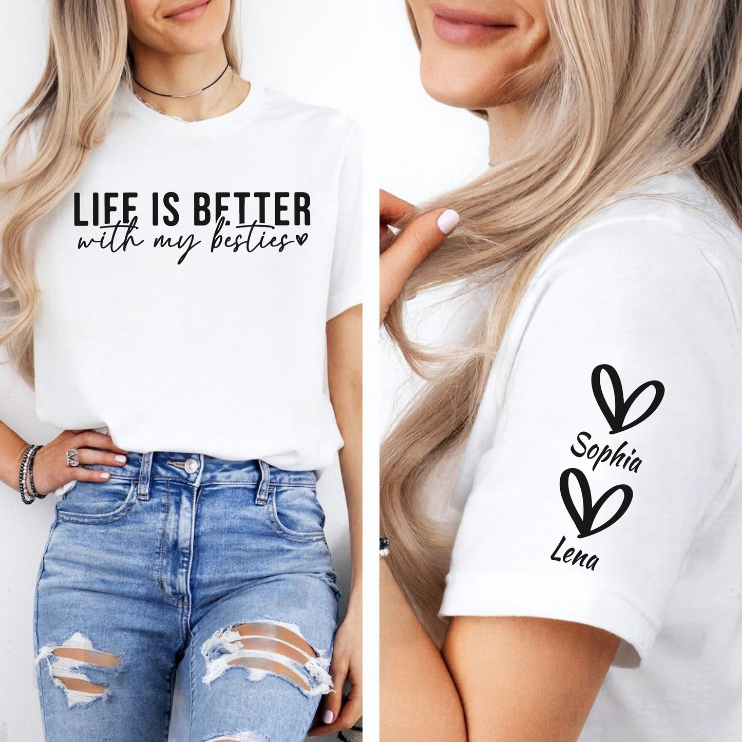 Life is Better with My Besties – Personalized Friendship Gift