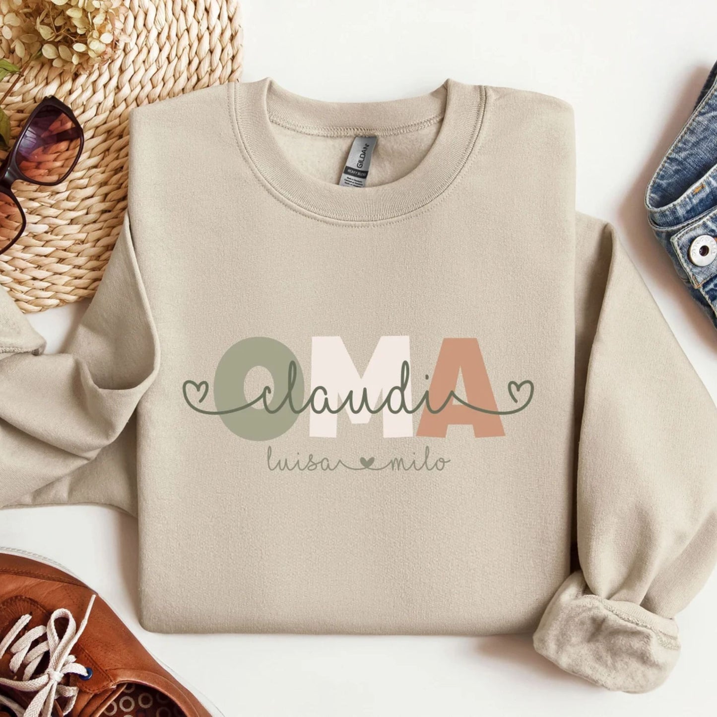 Personalisierter Oma-Pullover, Geschenk für Oma