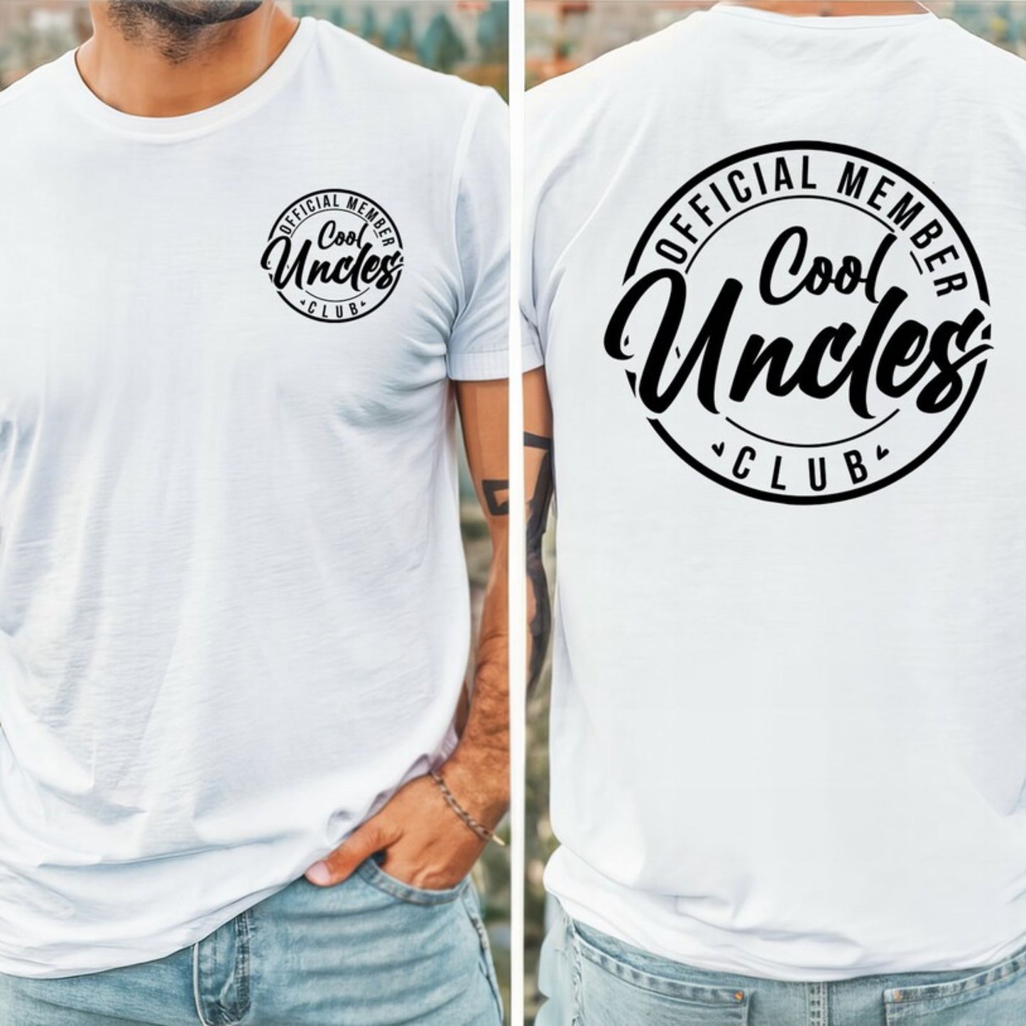 Cooler Onkel Club Shirt - Geschenk für Onkel