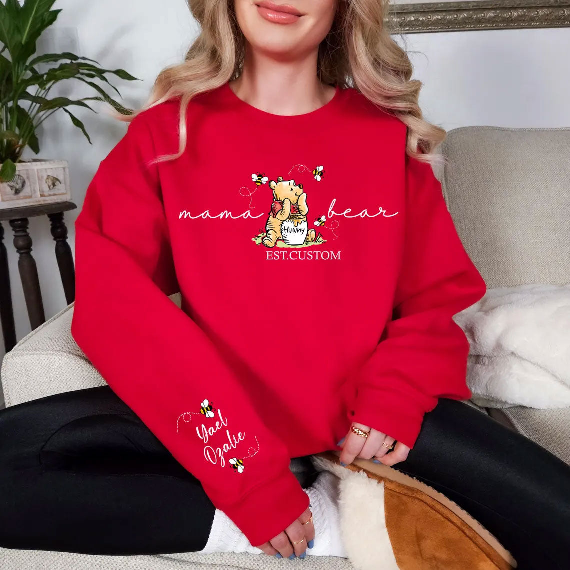 Personalisiertes Mama Bear Sweatshirt – Geschenk für Mama