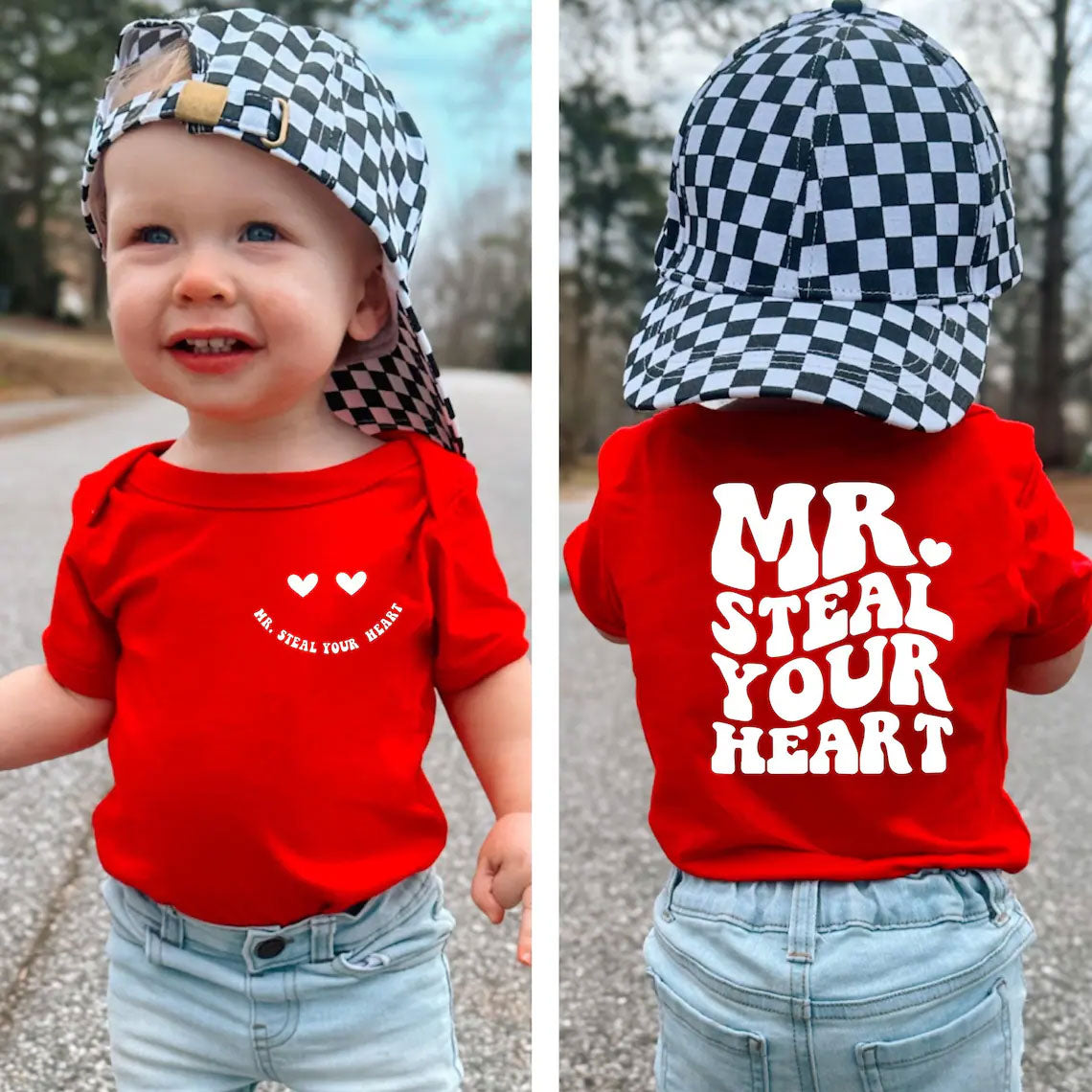 Mr. Steal Your Heart, Jungen-Sweatshirt – Valentinstag Geschenk für Boys