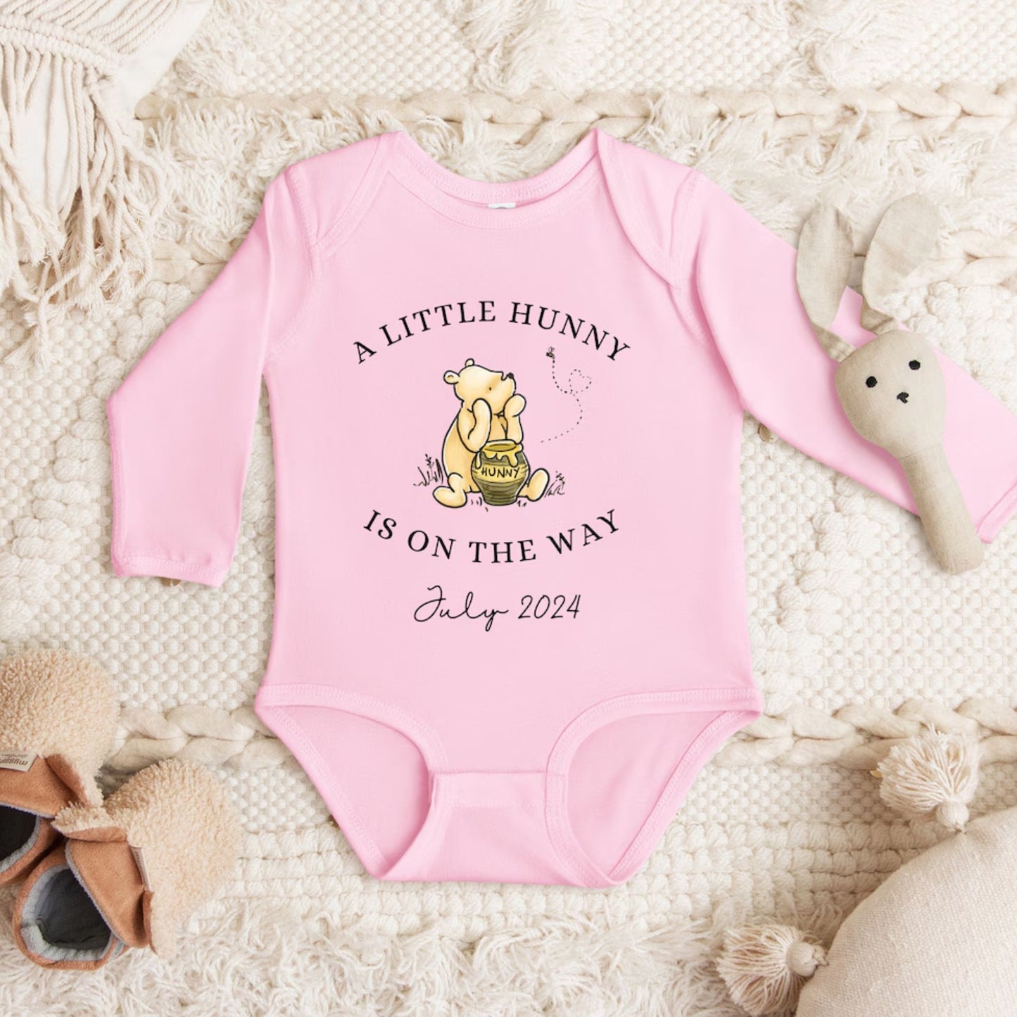 Winnie Pooh Baby Bodysuit, Pooh Baby Shirt
