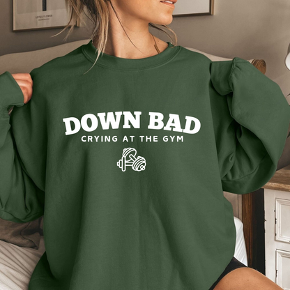 T-shirt - Down Bad Crying At The Gym