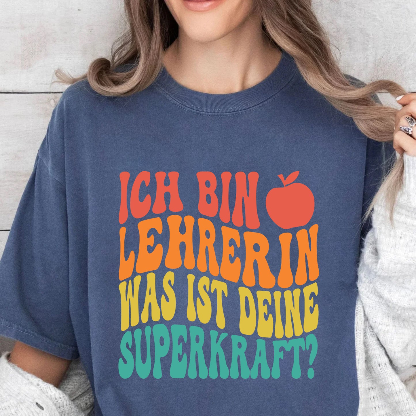 Ich bin Lehrerin Shirt - Geschenk für Lehrerin