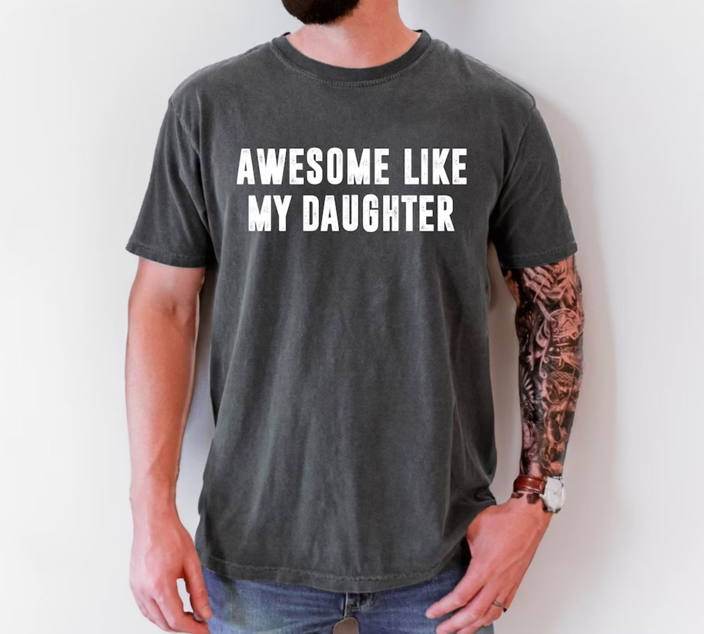 So großartig wie meine Tochter Shirt – Geschenk von der Tochter für den Papa