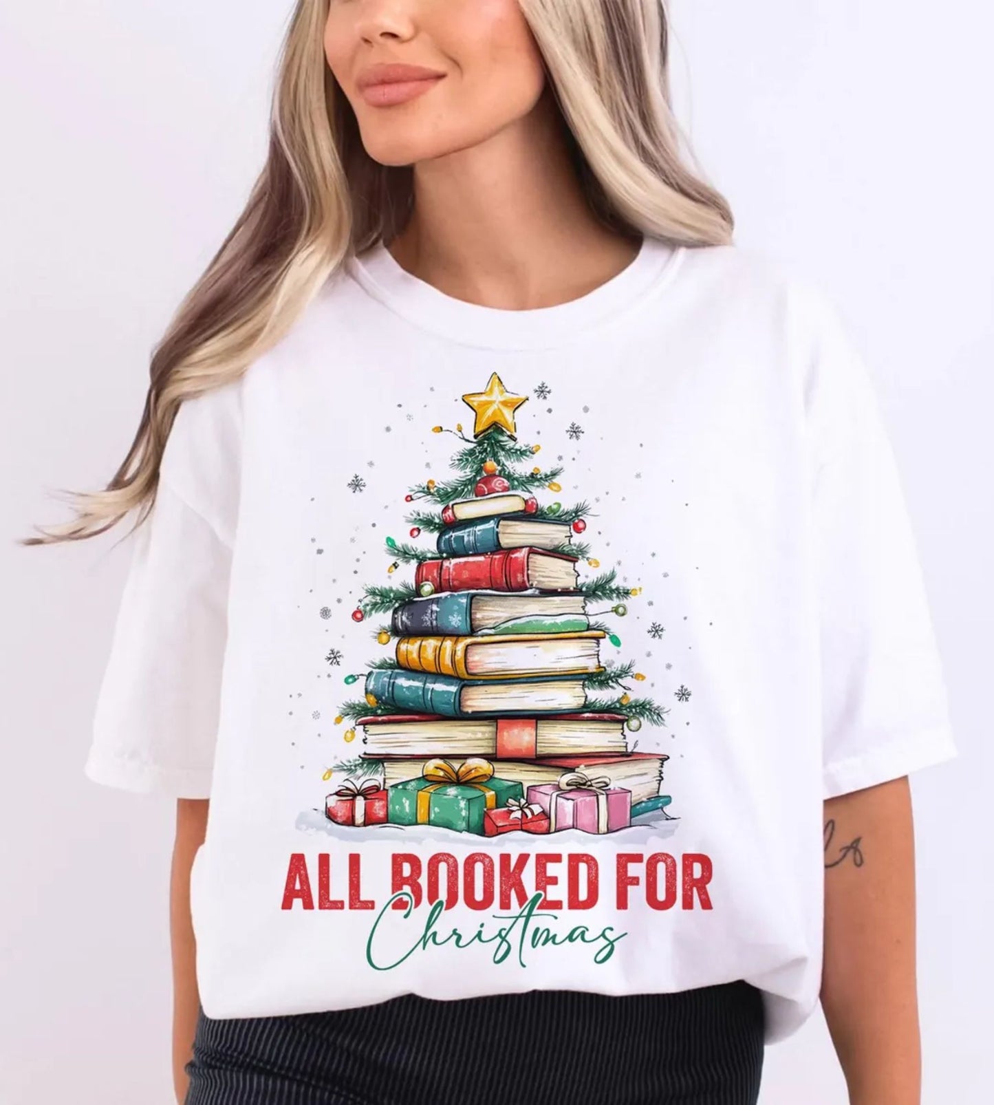 Völlig ausgebucht für Weihnachten, Weihnachtsbücher Sweatshirt