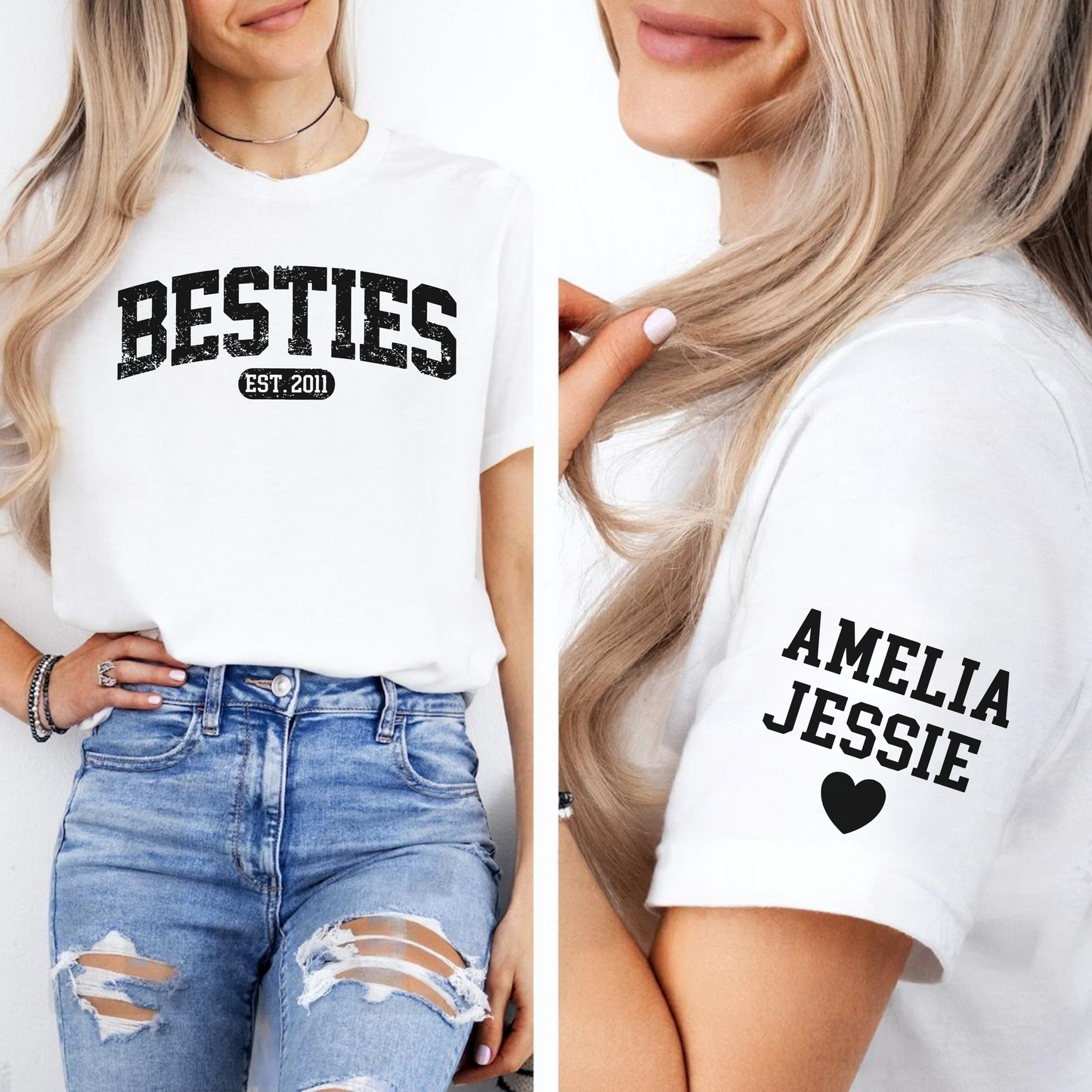 Personalized Bestie Gift with Special Year, Perfect for BFFs