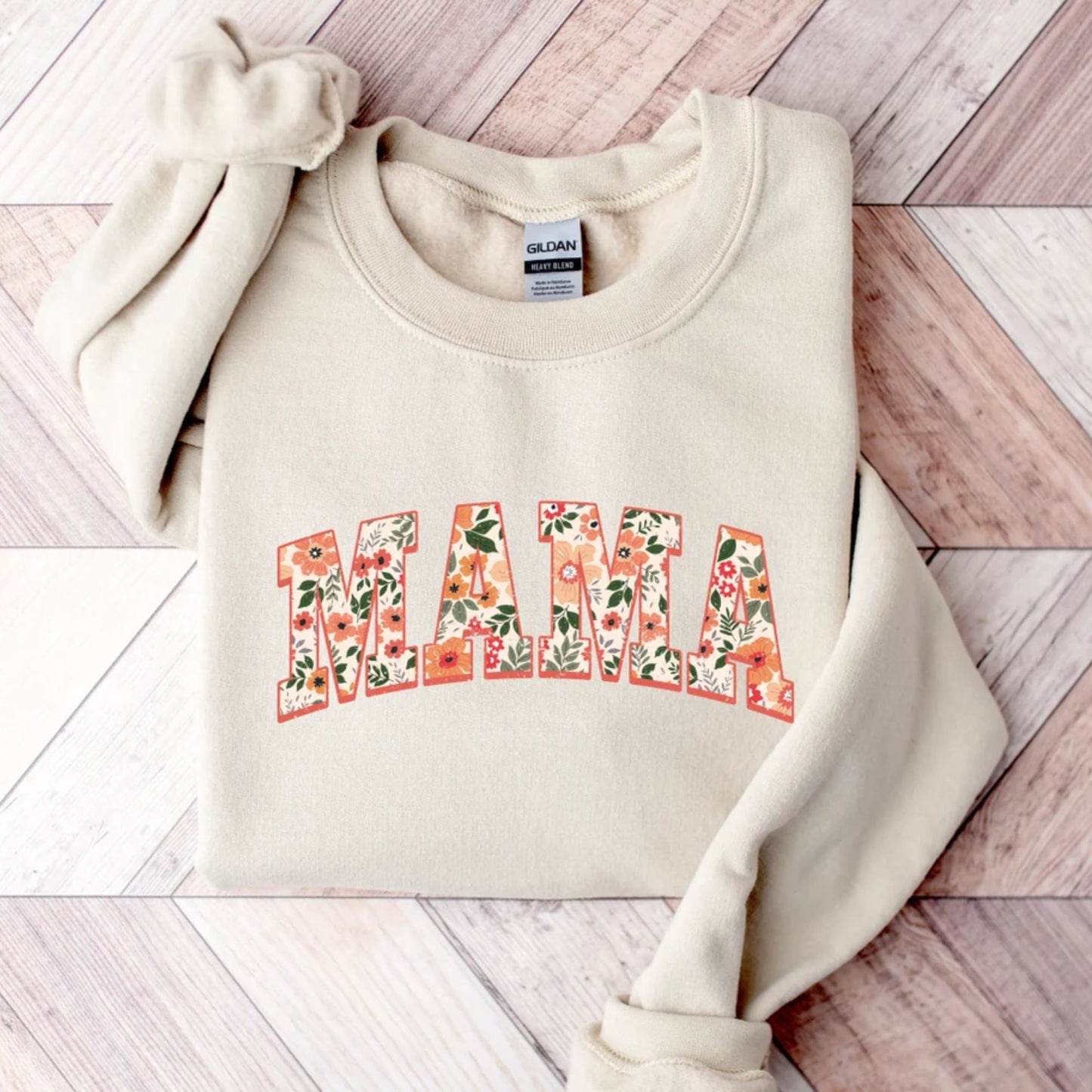 Blumen-Mama-Sweatshirt und Hoodie, Geschenk für Mama