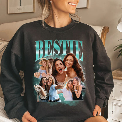 Personalisiertes Bestie T-Shirt, Geschenk für die Beste Freundin