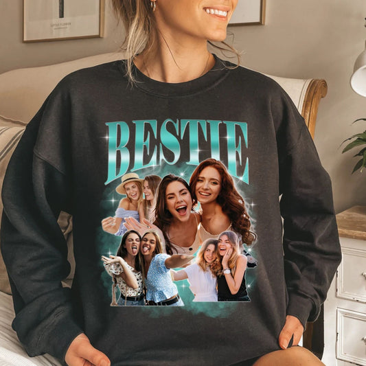 Personalisiertes Bestie T-Shirt, Geschenk für die Beste Freundin