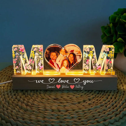 Personalisierte Nachtlampe mit Foto – Emotionales Geschenk für Mama